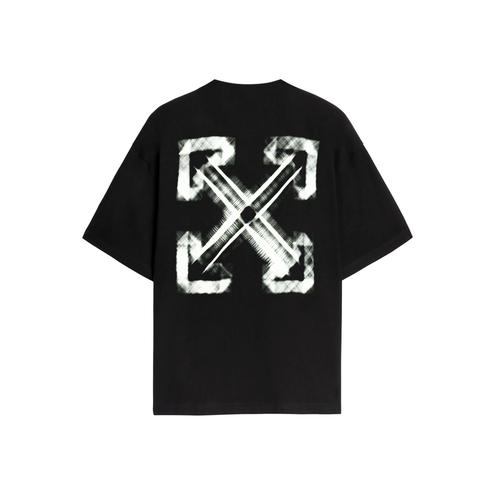 OFF-WHITE Vibe Arrow Skate S/S Tee Black/Aqua Glow (SS25)