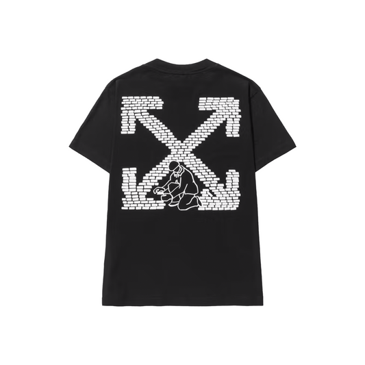 OFF-WHITE Bricks Slim S/S Slim Tee Black White (FW22)