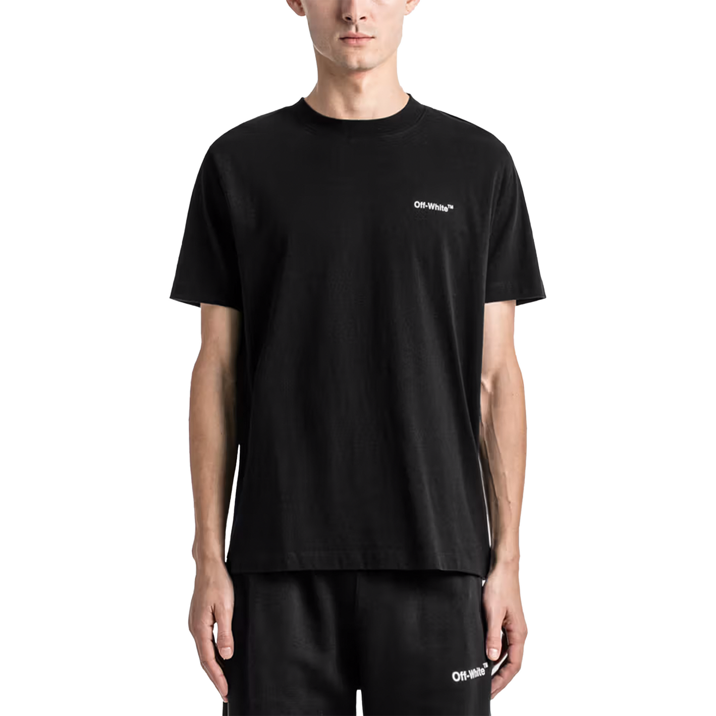 OFF-WHITE Bricks Slim S/S Slim Tee Black White (FW22)