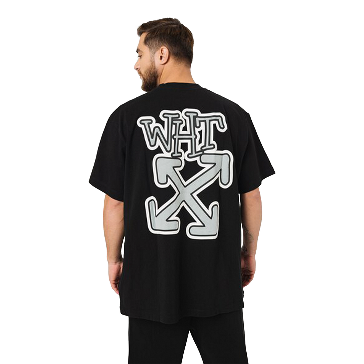 OFF-WHITE Carlos Type S/S Oversize Tee Black White (FW22)