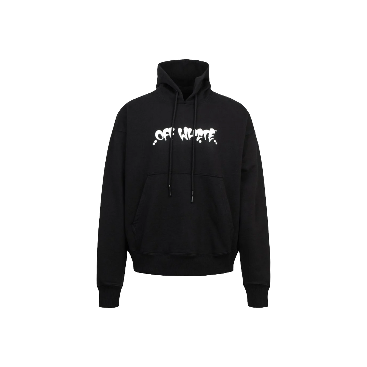 OFF-WHITE Neen Off-White Logo Skate Slim Hoodie Black Orange (SS22)