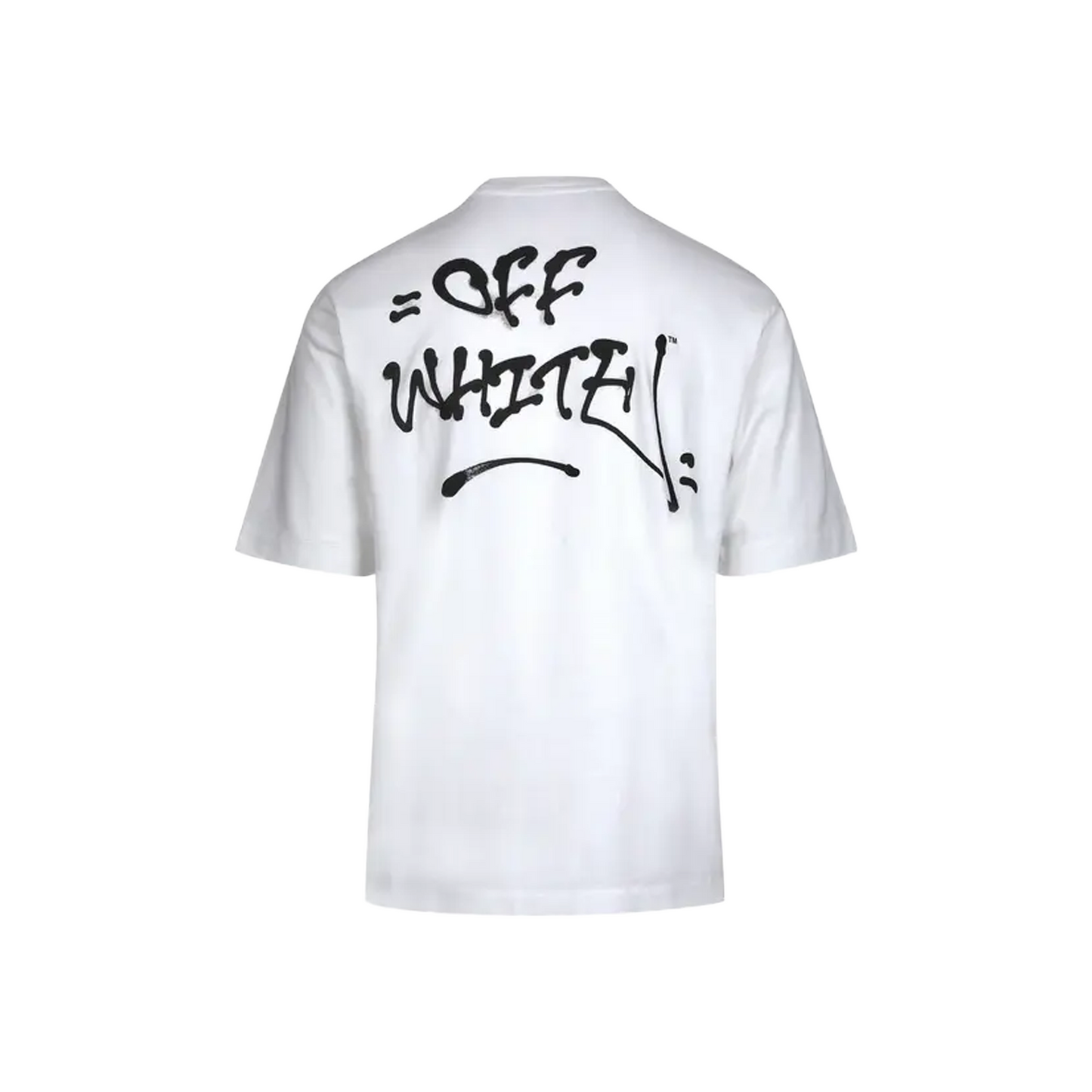 OFF-WHITE Neen Graffiti Skate S/S Tee White/Orange (SS22)