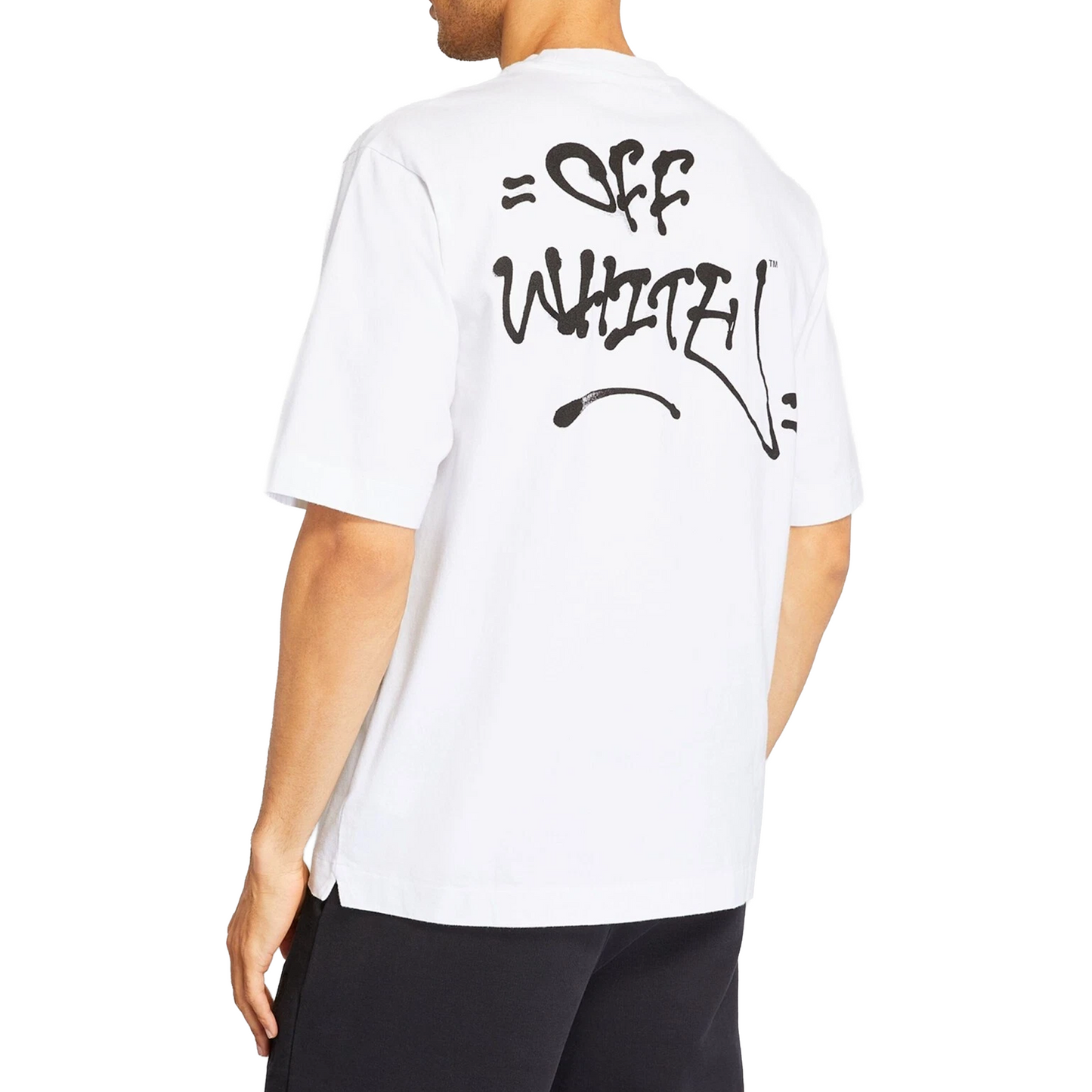 OFF-WHITE Neen Graffiti Skate S/S Tee White/Orange (SS22)