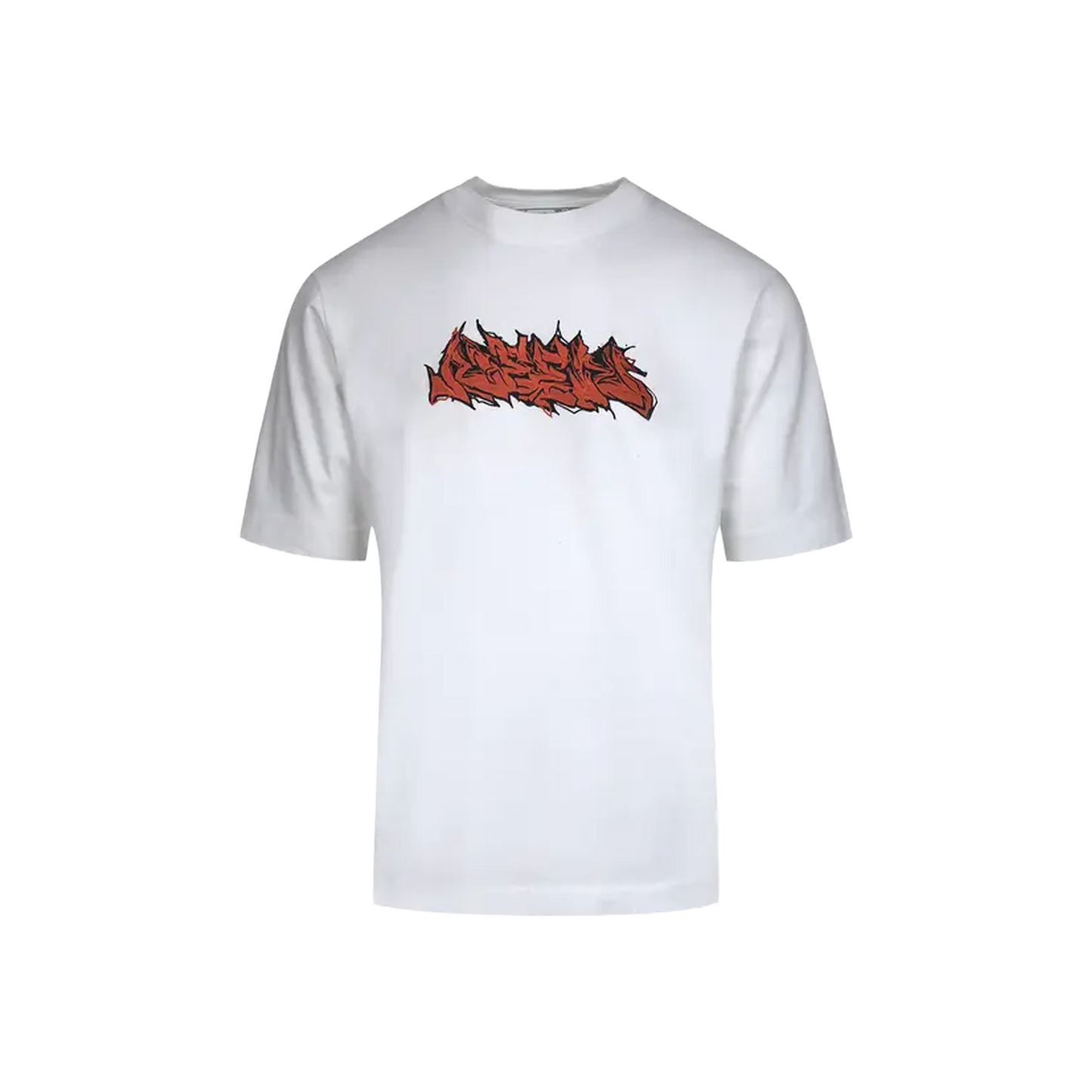 OFF-WHITE Neen Graffiti Skate S/S Tee White/Orange (SS22)