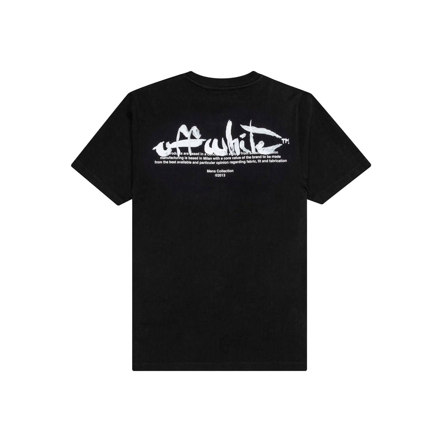 OFF-WHITE Paint Script Oversized Skate S/S Tee Black/White (FW22)