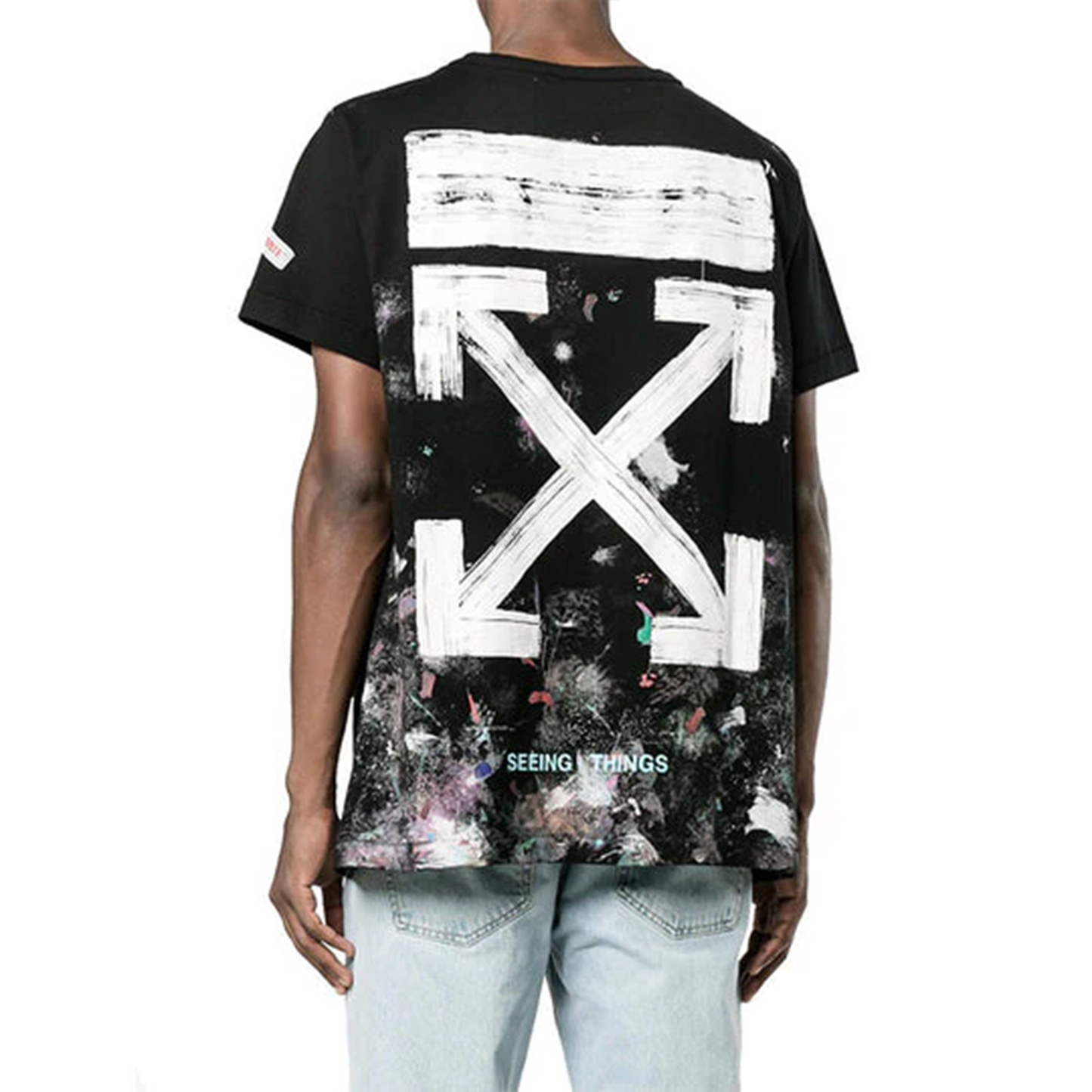 OFF-WHITE Galaxy Brushed Oversized S/S Tee Black/Multicolour (SS21)