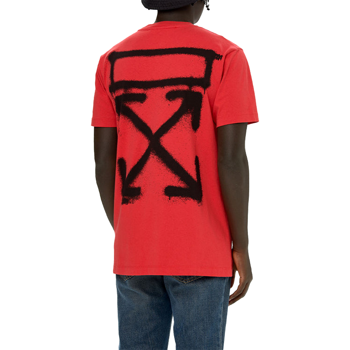 OFF-WHITE Spray Marker Slim S/S Tee Samba/Black (SS21)