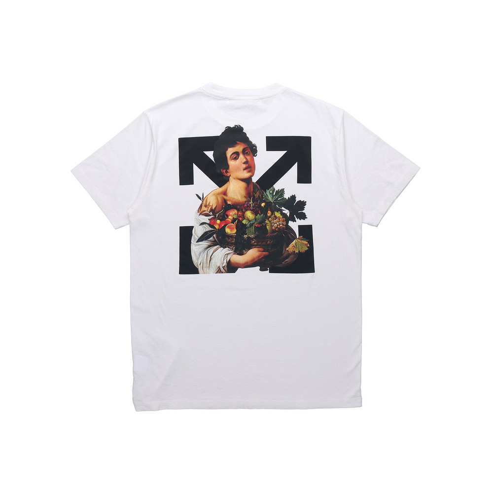 OFF-WHITE Caravaggio Boy Slim S/S Tee White/Black (SS21)