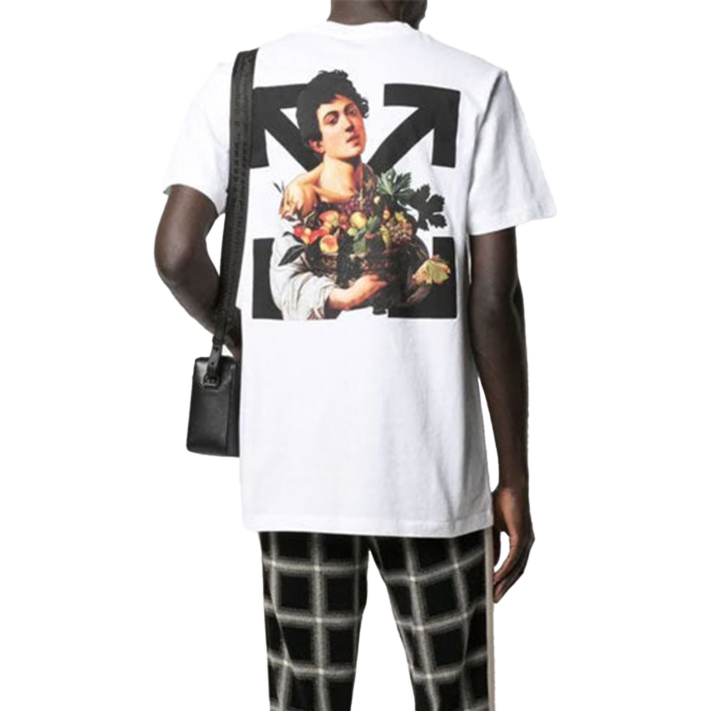 OFF-WHITE Caravaggio Boy Slim S/S Tee White/Black (SS21)