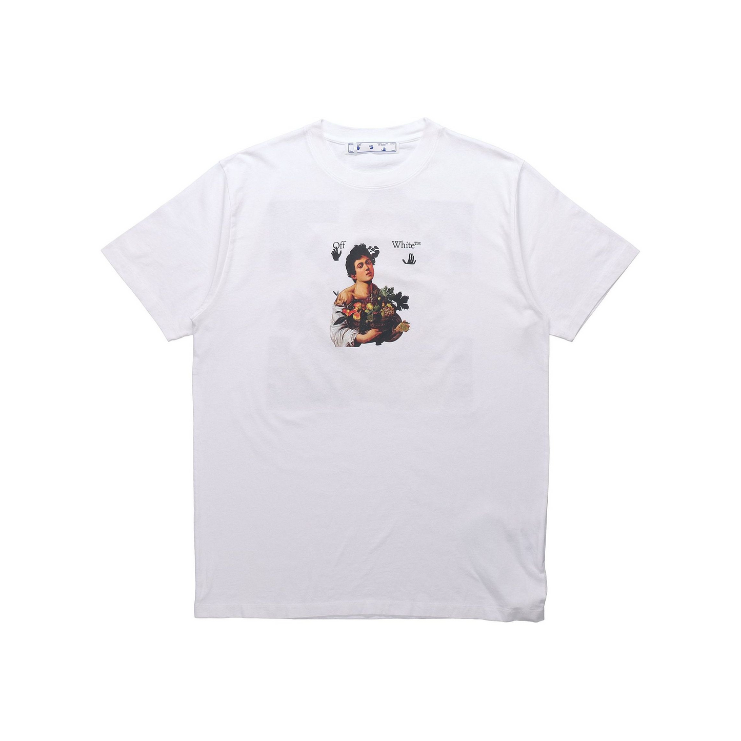 OFF-WHITE Caravaggio Boy Slim S/S Tee White/Black (SS21)