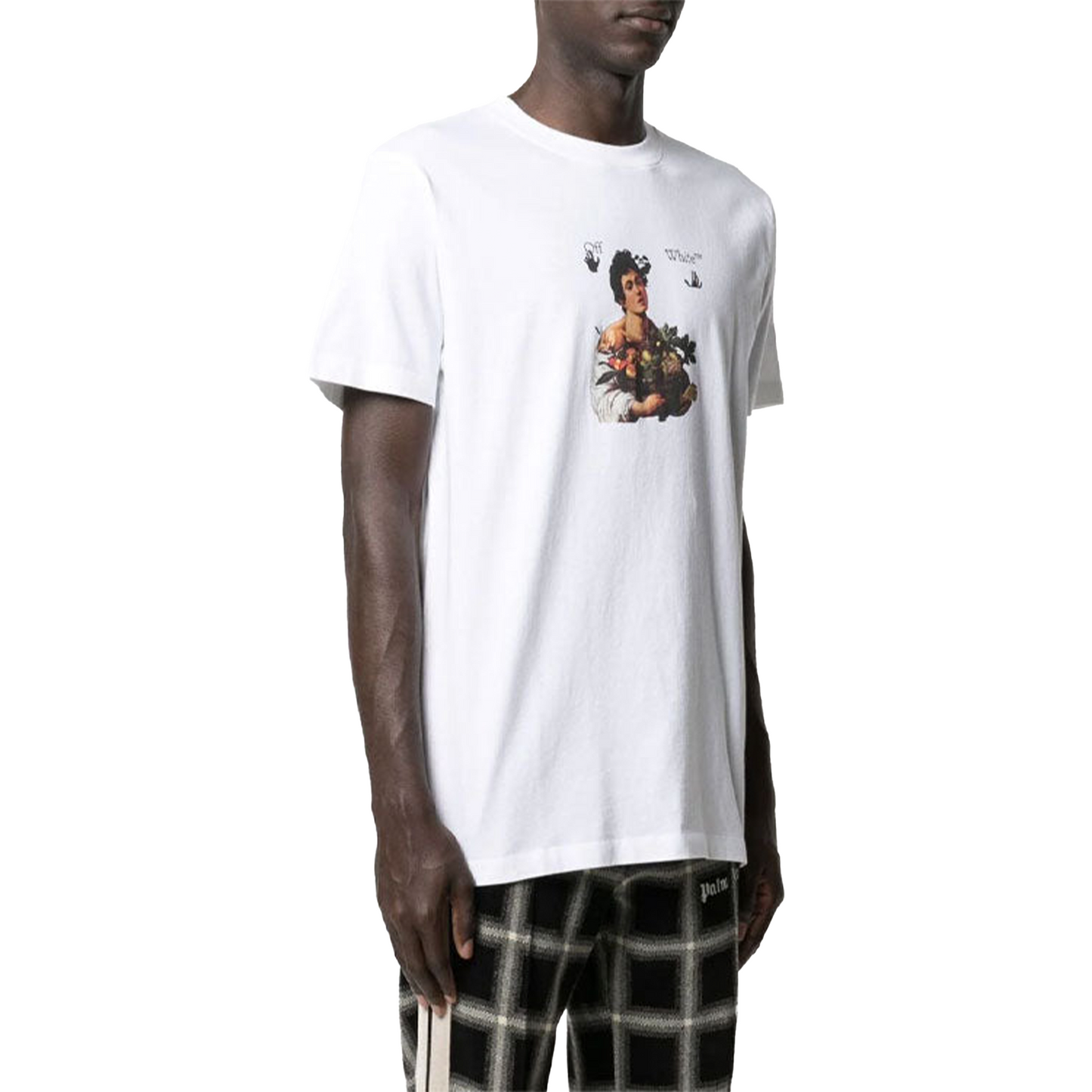 OFF-WHITE Caravaggio Boy Slim S/S Tee White/Black (SS21)