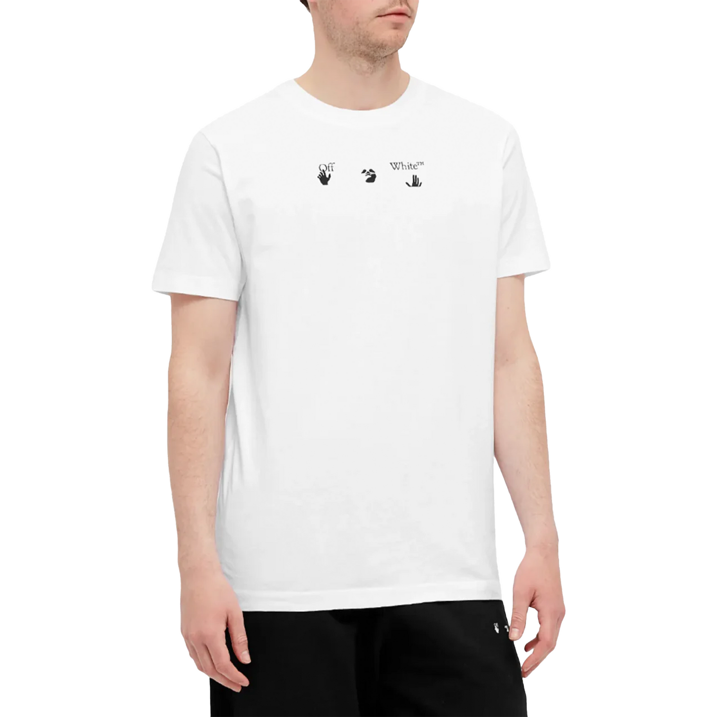 OFF-WHITE Bolt Arrow S/S Slim Tee White/Green (SS21)