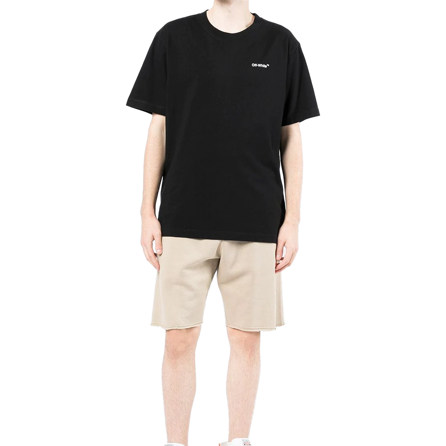 OFF-WHITE Diagonal Wave Slim S/S Tee Black/White (SS22)