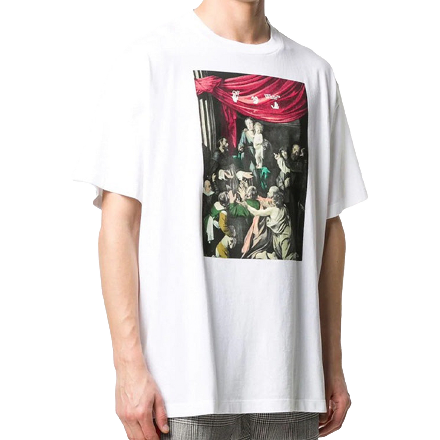 OFF-WHITE Caravaggio Painting Oversized S/S Tee White/Black (FW20)