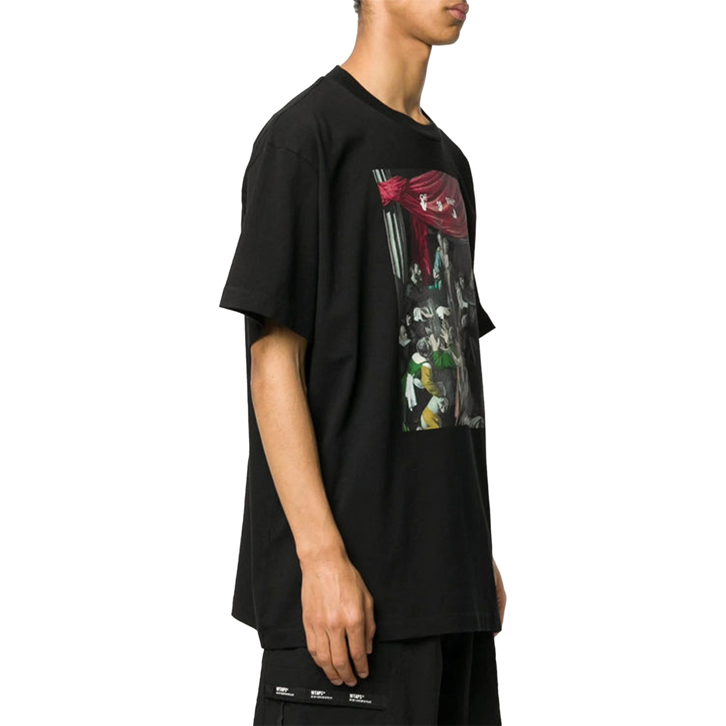 OFF-WHITE Caravaggio Painting Oversized S/S Tee Black/Black (FW20)