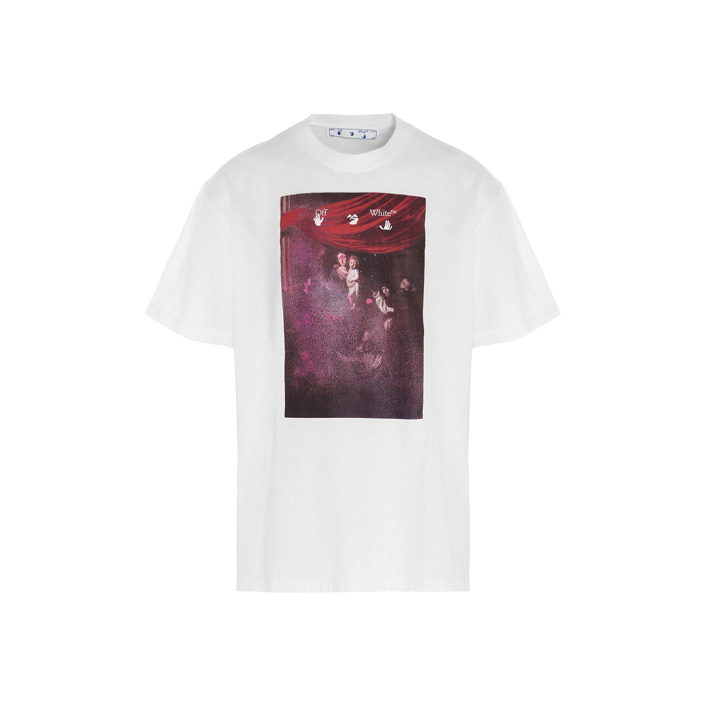 OFF-WHITE Sprayed Caravaggio Oversized S/S Tee White/White (SS21)