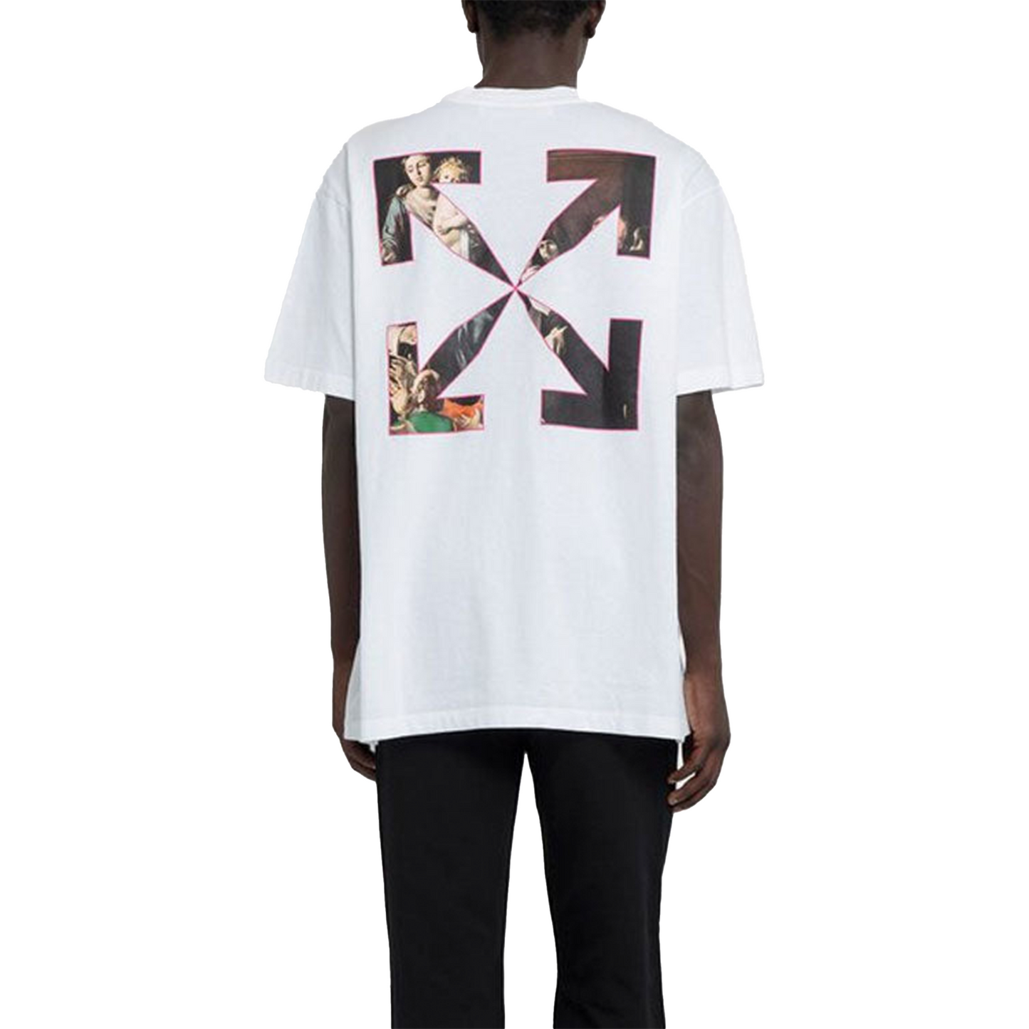 OFF-WHITE Sprayed Caravaggio Oversized S/S Tee White/White (SS21)