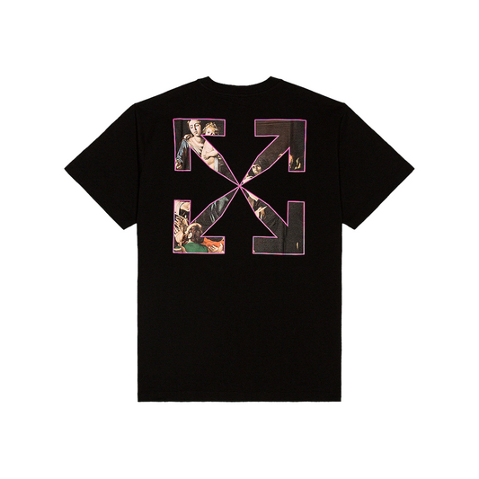 OFF-WHITE Sprayed Caravaggio Oversized S/S Tee Black/White (SS21)