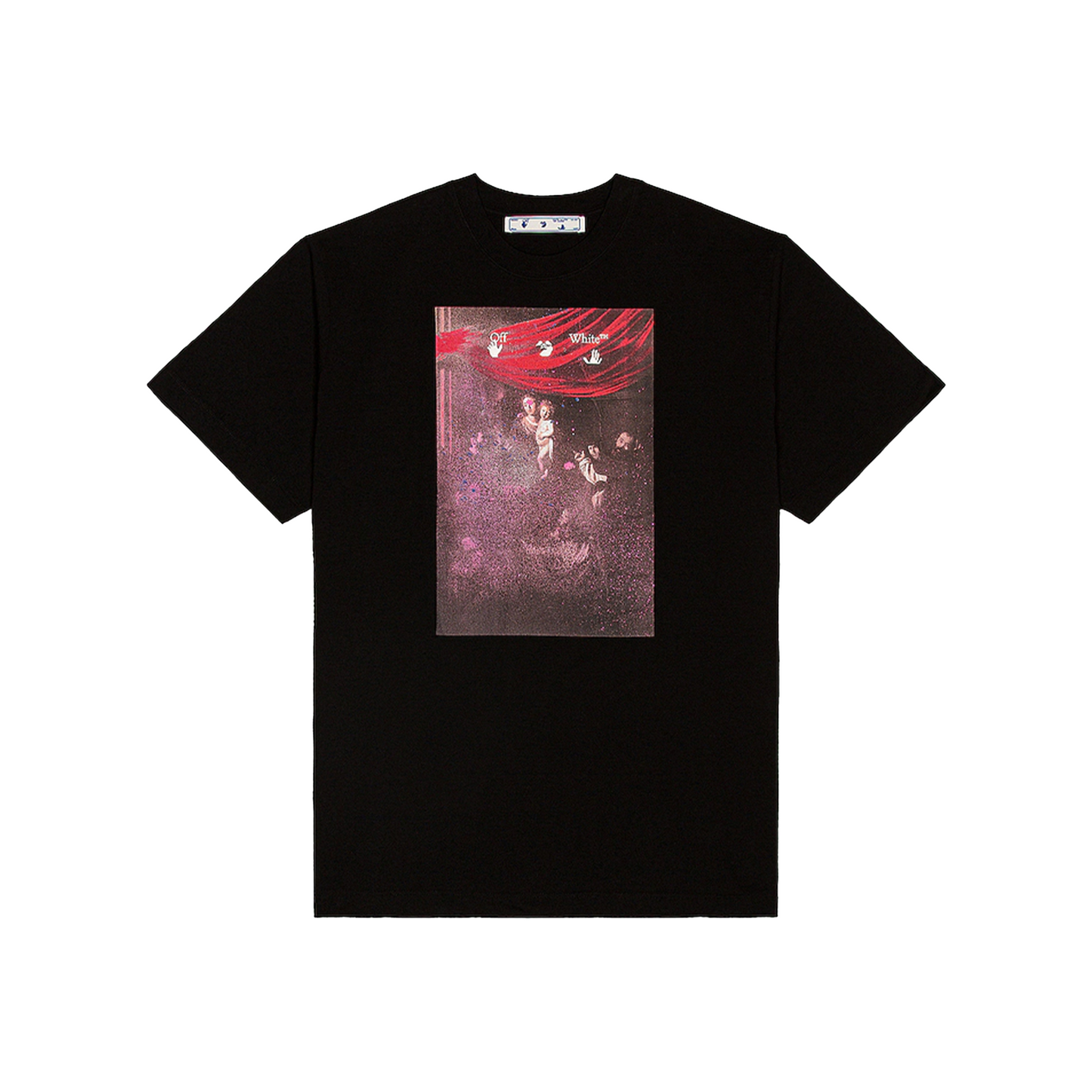 OFF-WHITE Sprayed Caravaggio Oversized S/S Tee Black/White (SS21)