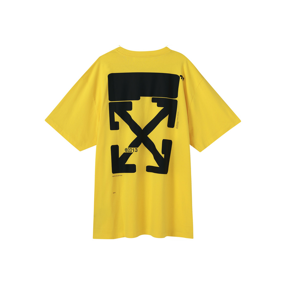 OFF-WHITE Tech Marker Oversized S/S Tee Maize/Black (SS21)