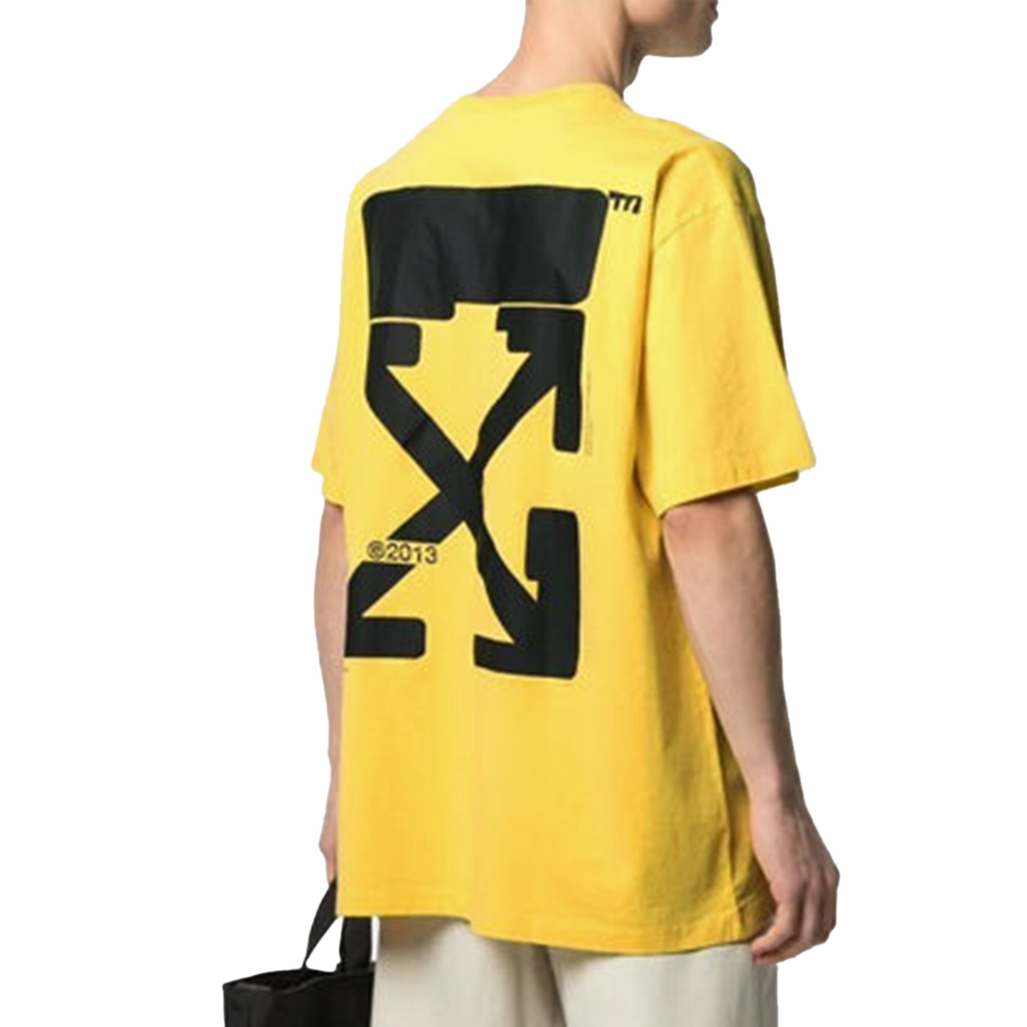 OFF-WHITE Tech Marker Oversized S/S Tee Maize/Black (SS21)