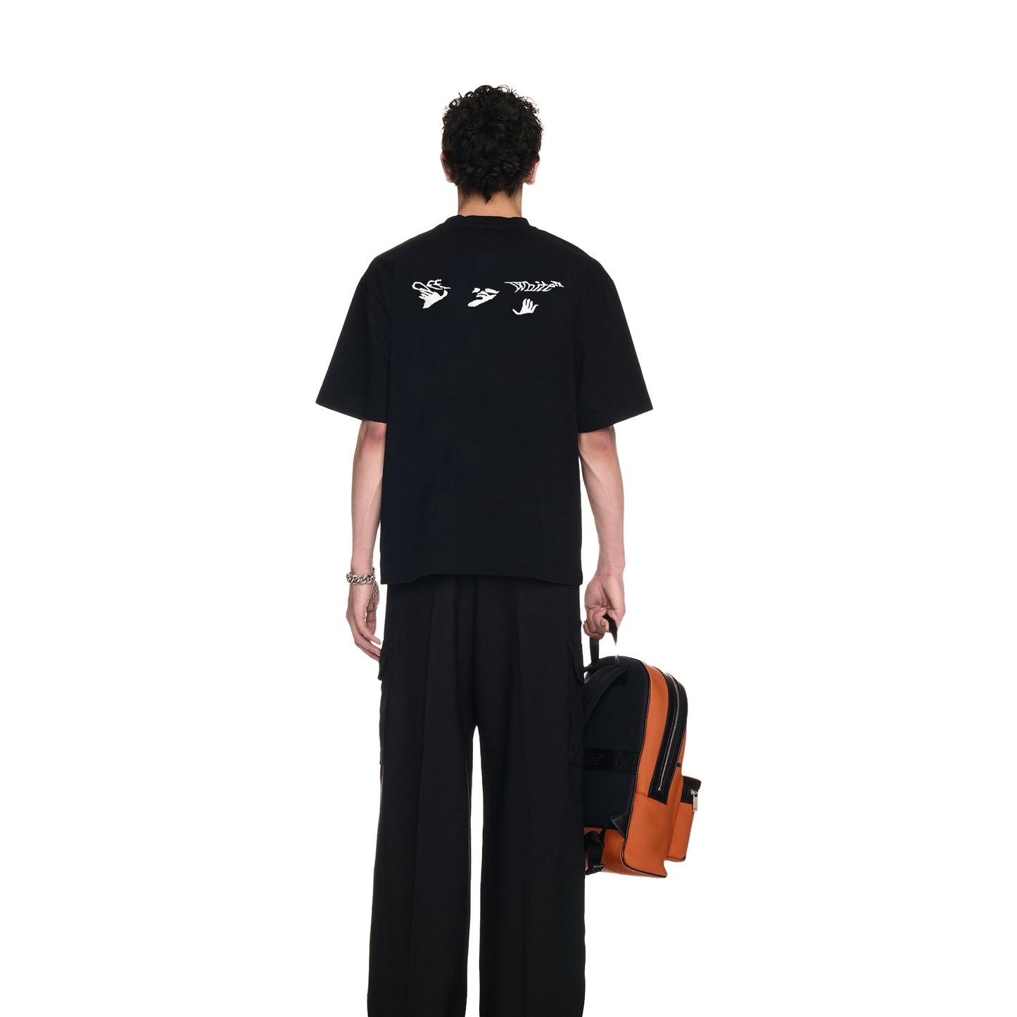 OFF-WHITE Distorted Logo Oversized S/S Tee Black/White (SS22)