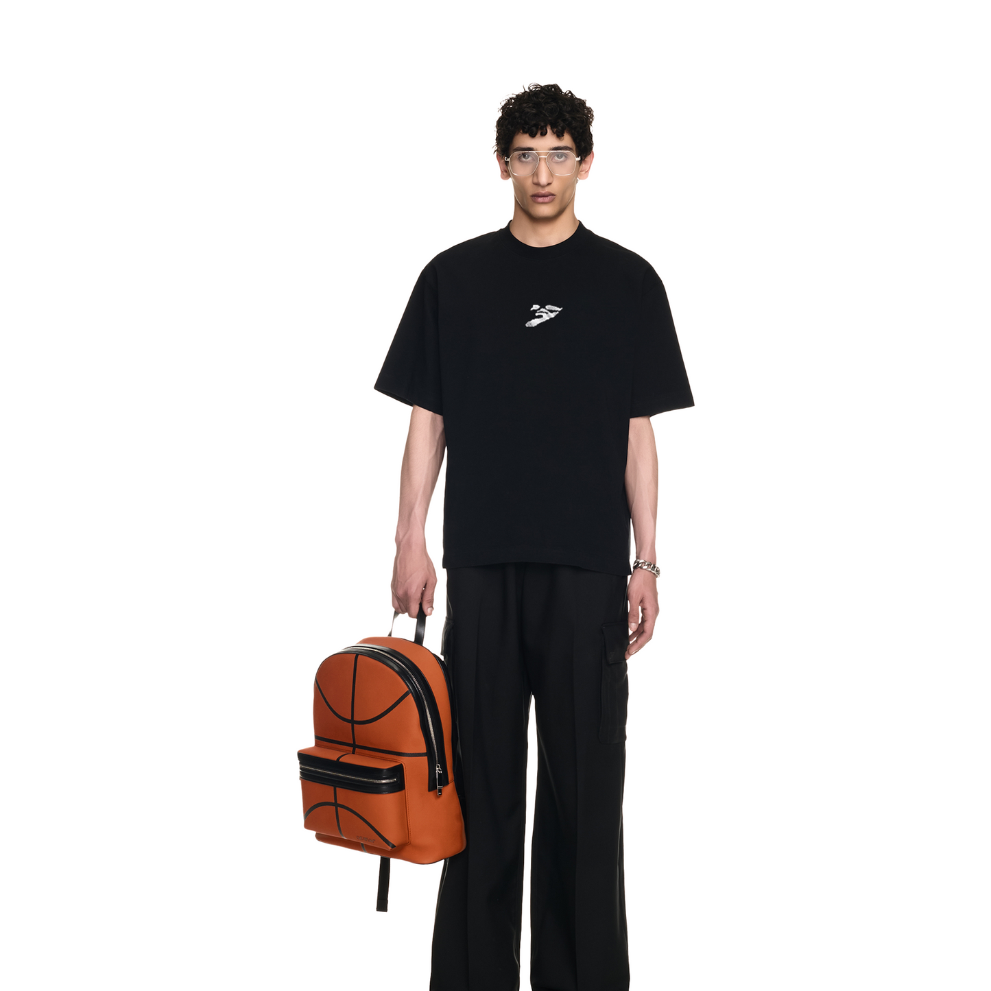 OFF-WHITE Distorted Logo Oversized S/S Tee Black/White (SS22)