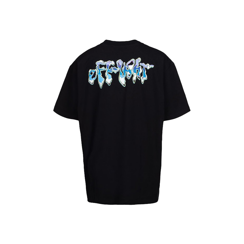 OFF-WHITE Blue 90's Liquid Oversized S/S Tee Black/Blue (SS22)