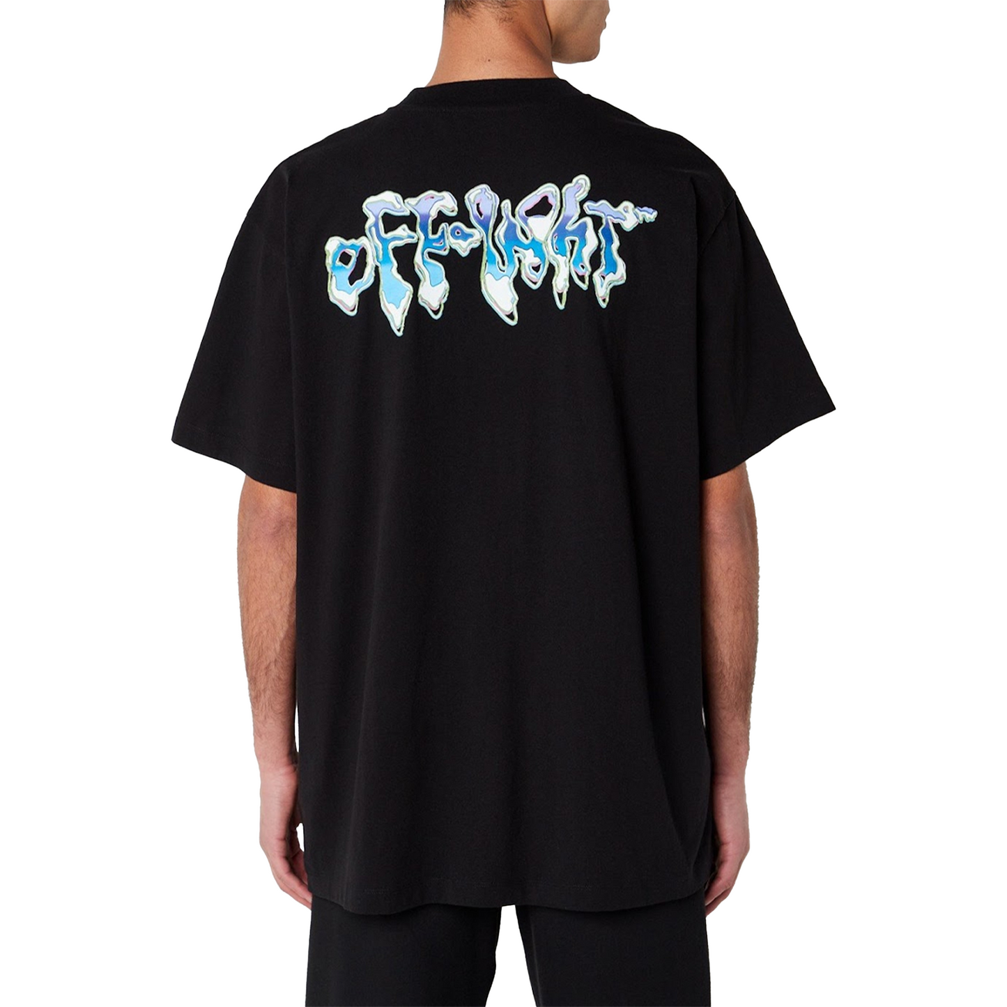 OFF-WHITE Blue 90's Liquid Oversized S/S Tee Black/Blue (SS22)