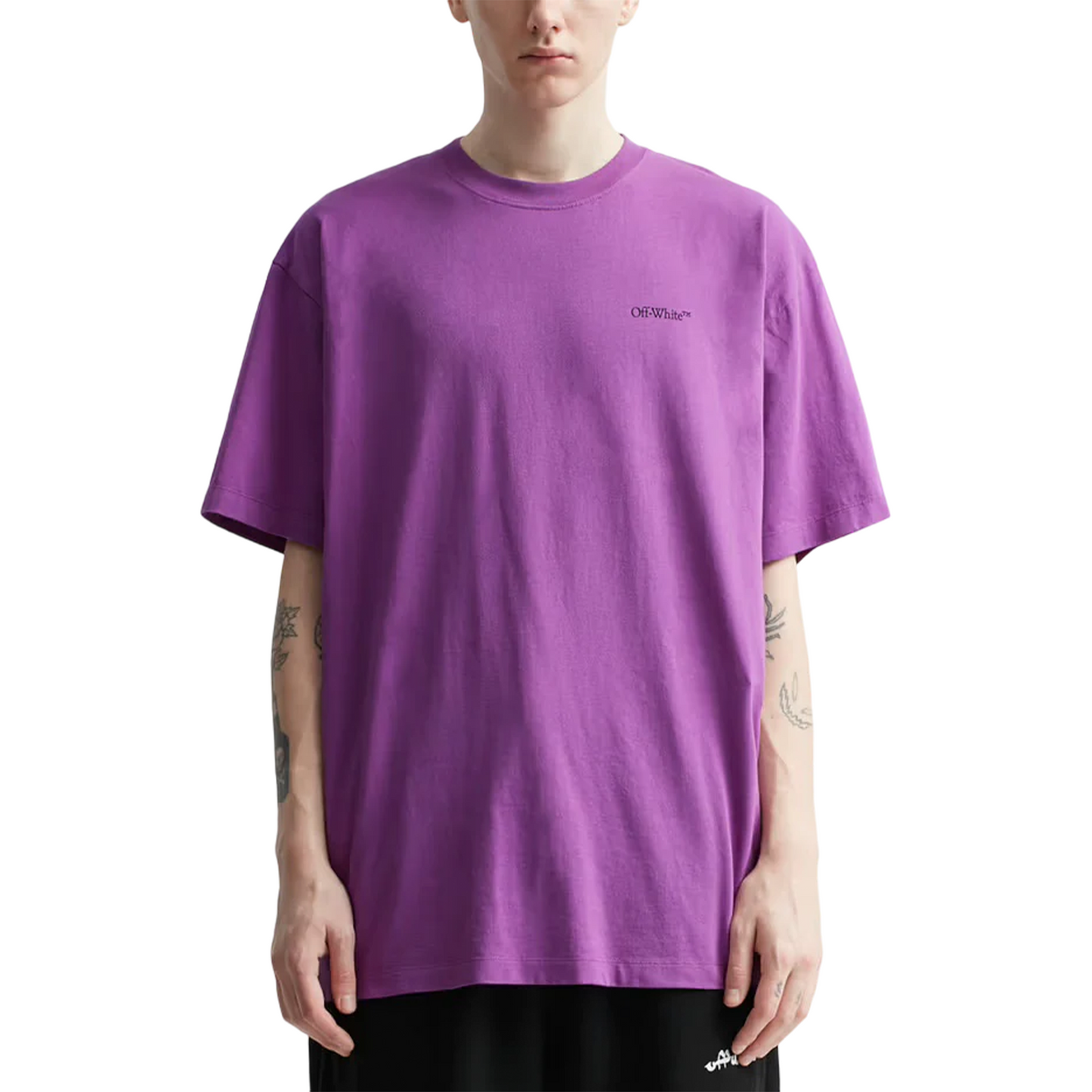 OFF-WHITE Jumbo Arrow Oversized S/S Tee Melange Orchid/Black (SS23)