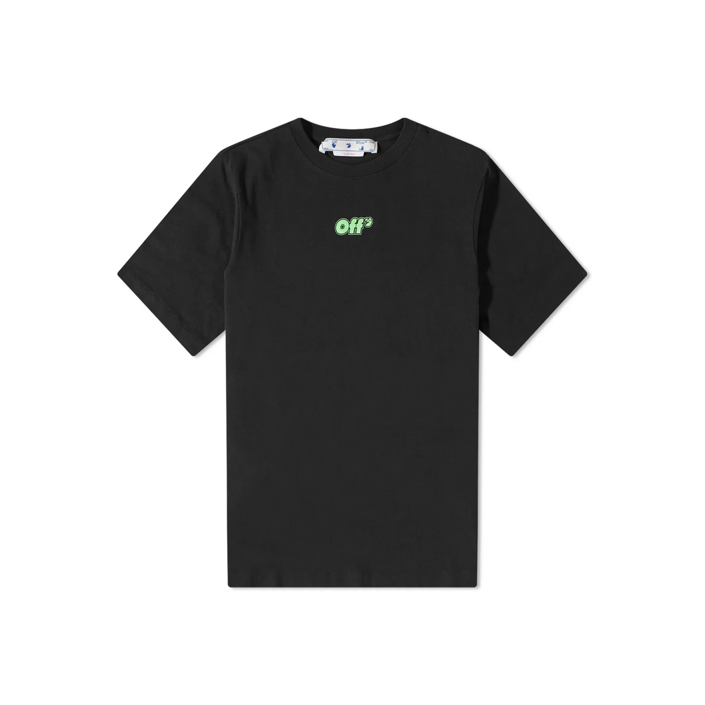 OFF-WHITE Rave Flyer Skate S/S Tee Black/Green Fluorescent (SS22)