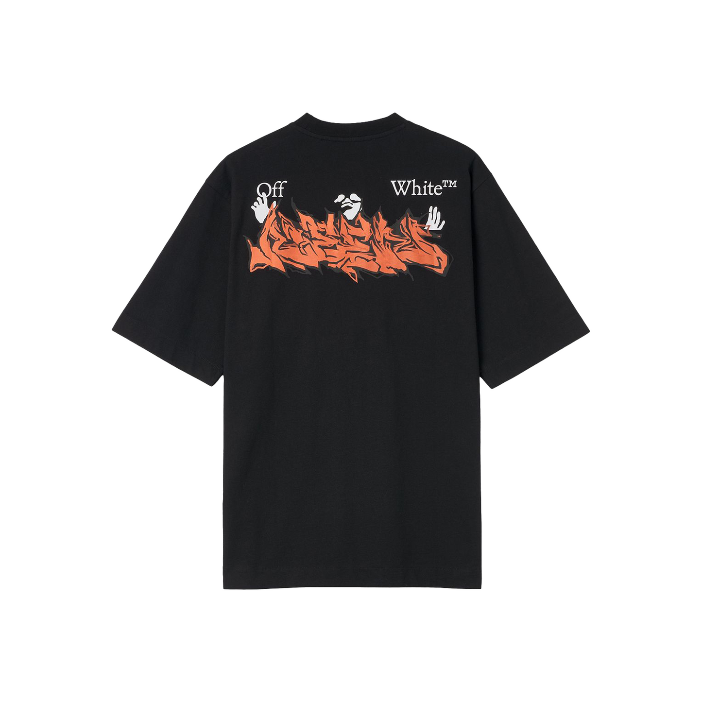 OFF-WHITE Neen Logo Skate S/S Tee Black/Orange (SS22)