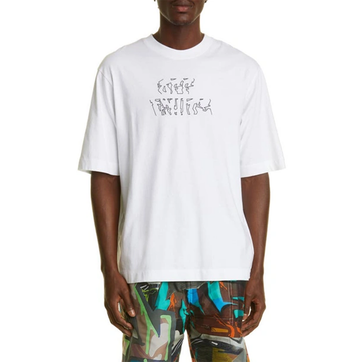 OFF-WHITE Neen Arrow Skate S/S Tee White/Black (SS22)