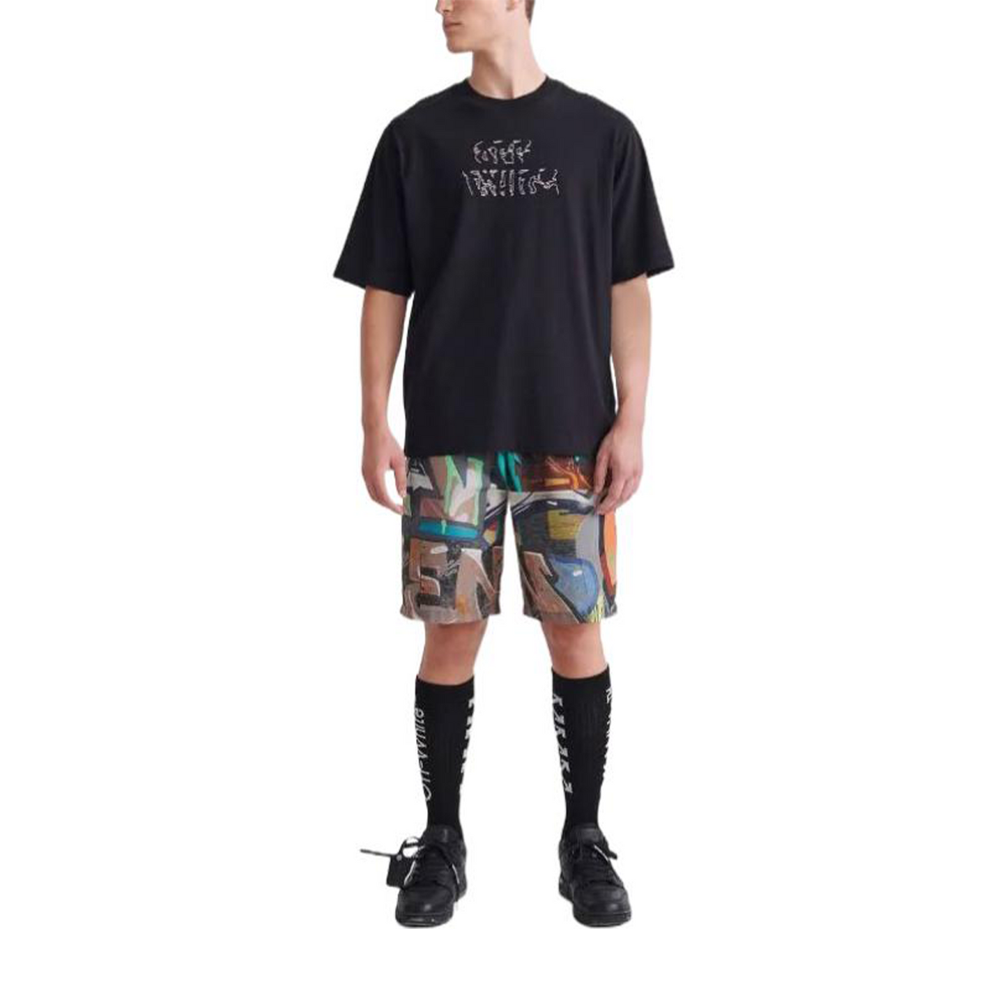 OFF-WHITE Neen Arrow Skate S/S Tee Black/White (SS22)