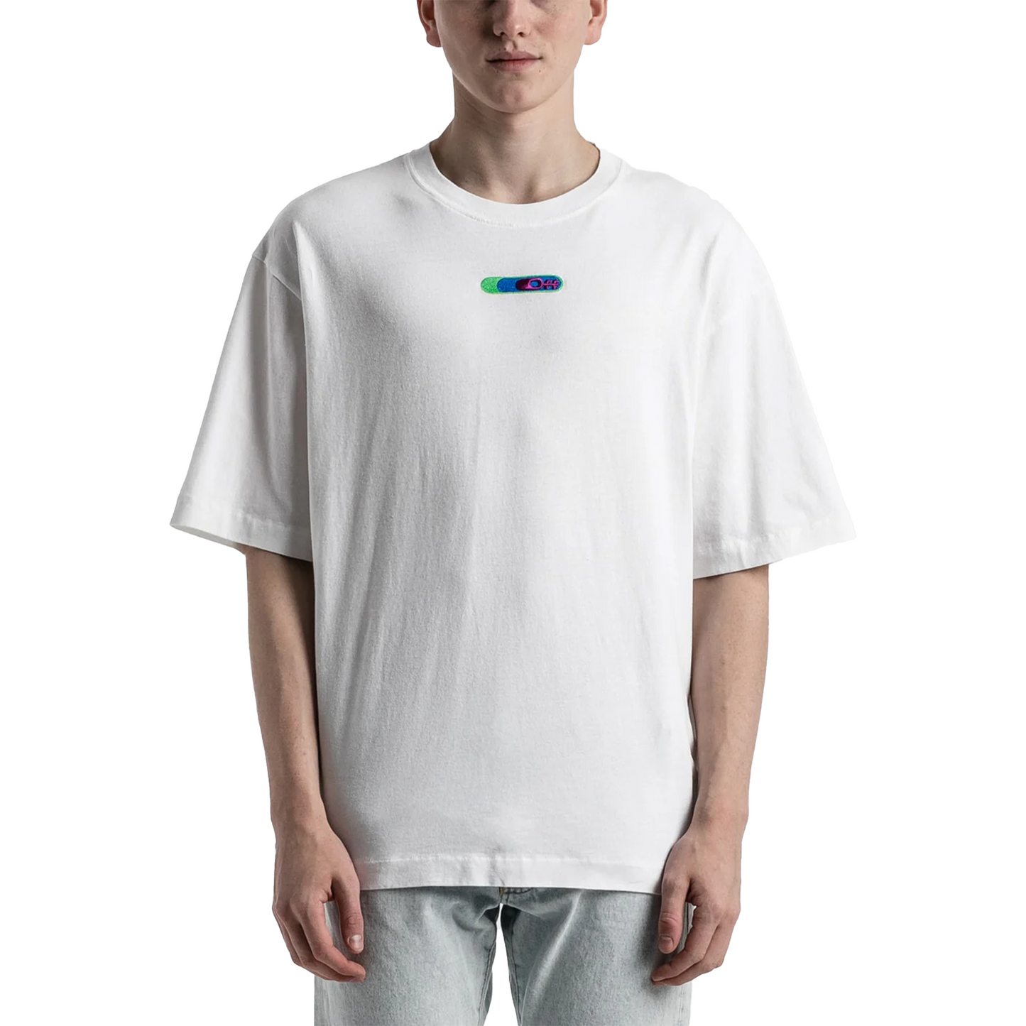 OFF-WHITE Weed Arrows Oversized Skate S/S Tee White/Green (SS22)