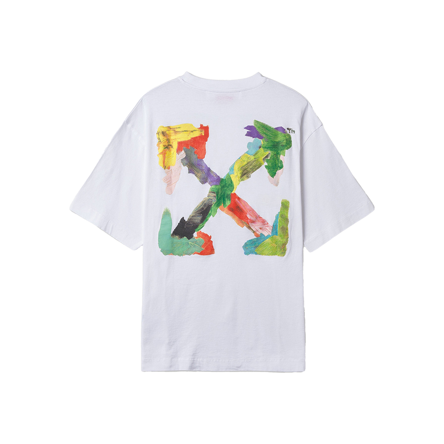 OFF-WHITE Brush Arrow Oversized Skate S/S Tee White/Multicolour (SS23)