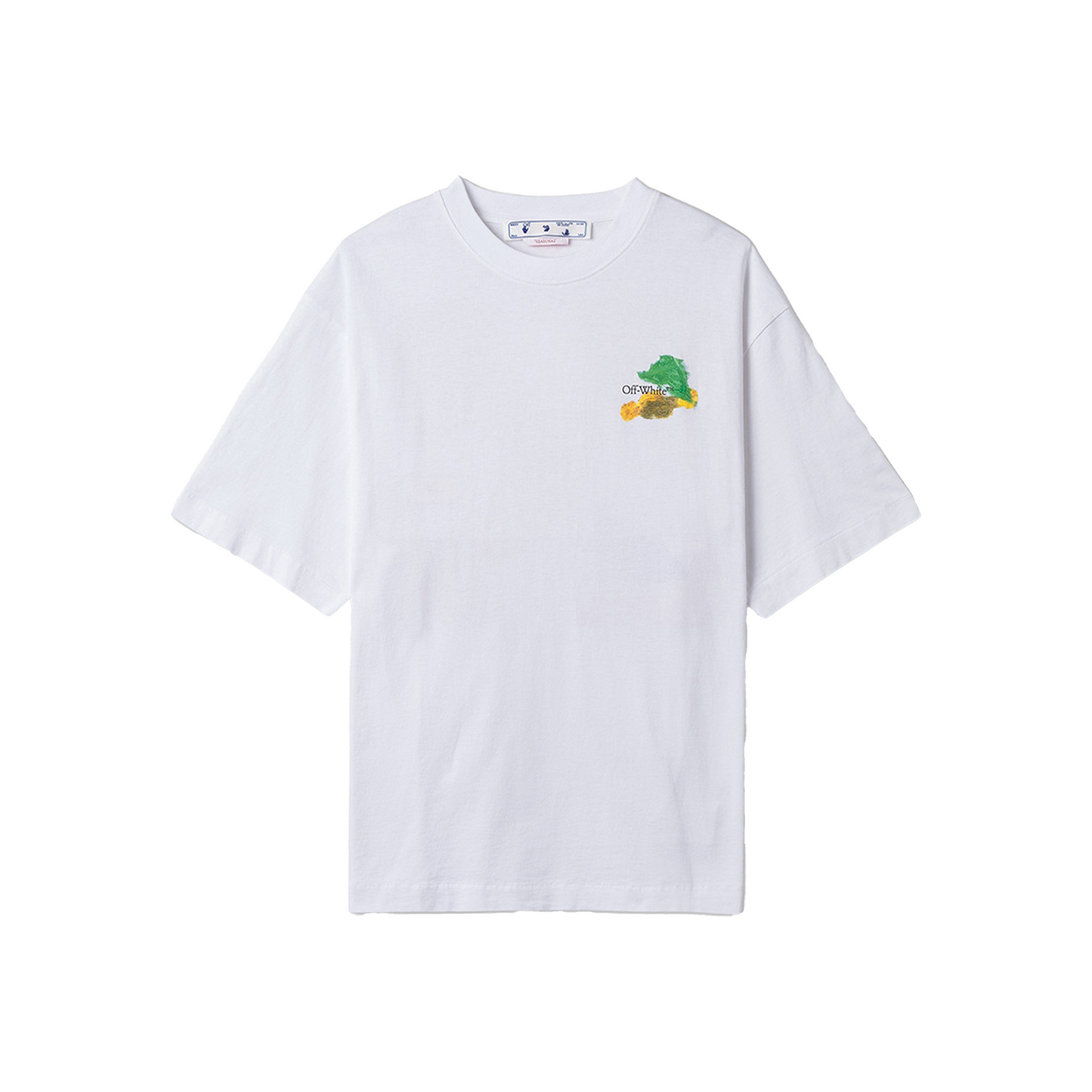 OFF-WHITE Brush Arrow Oversized Skate S/S Tee White/Multicolour (SS23)