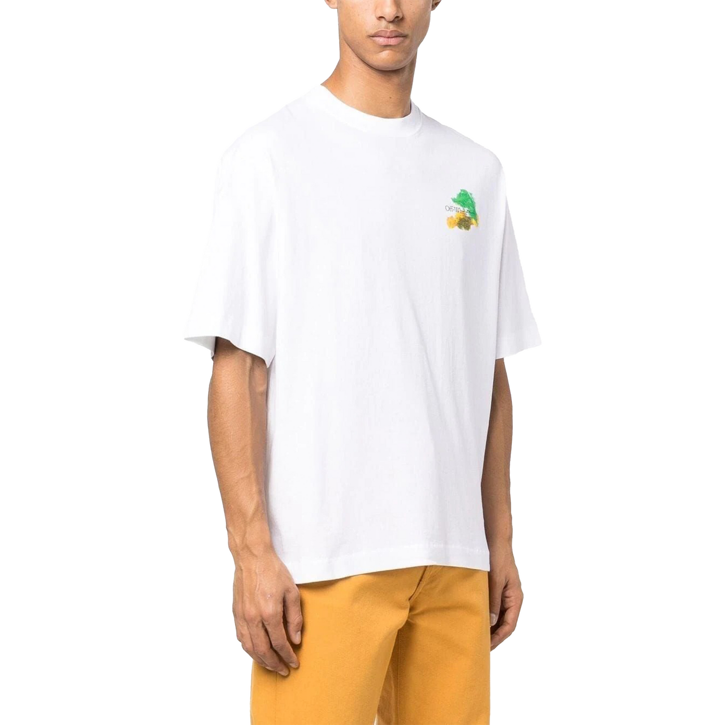 OFF-WHITE Brush Arrow Oversized Skate S/S Tee White/Multicolour (SS23)