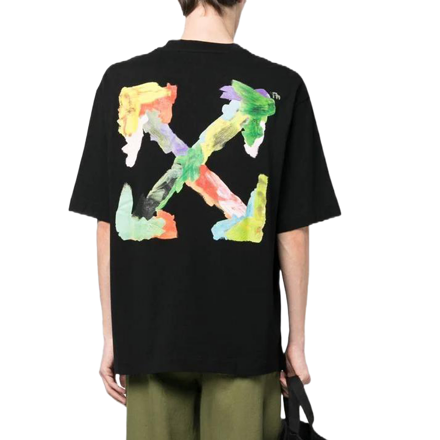 OFF-WHITE Brush Arrow Oversized Skate S/S Tee Black/Multicolour (SS23)