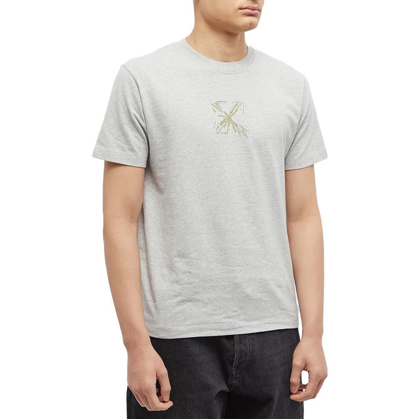 OFF-WHITE Splash Arrow Oversized Skate S/S Tee Melange Grey/Beige (SS23)