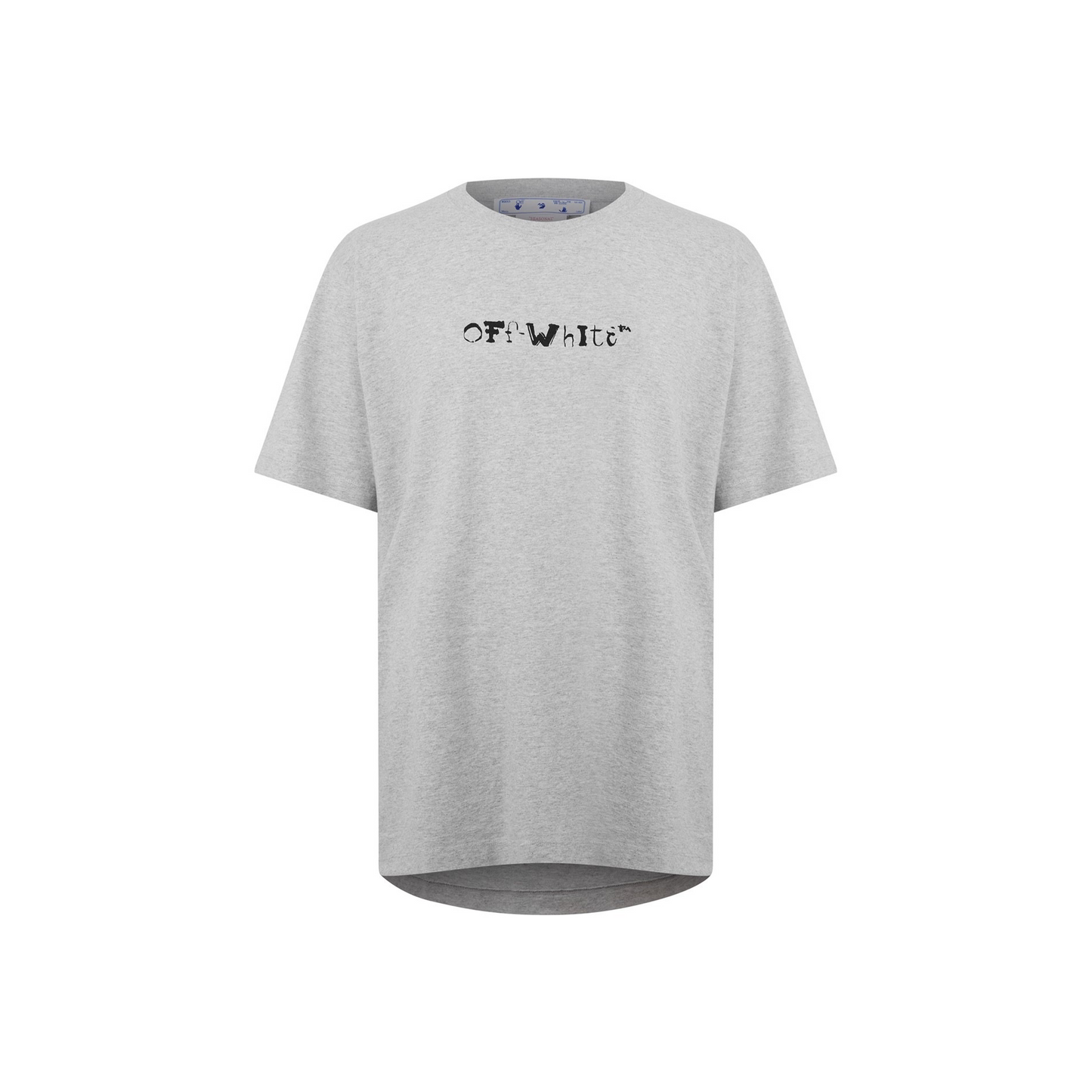 OFF-WHITE Faces Oversized Skate S/S Tee Melange Grey/Black (SS23)