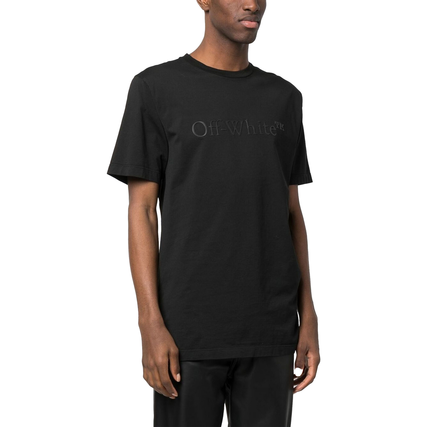 OFF-WHITE Bookish Laundry Oversized Skate Tee Black/Black (SS23)