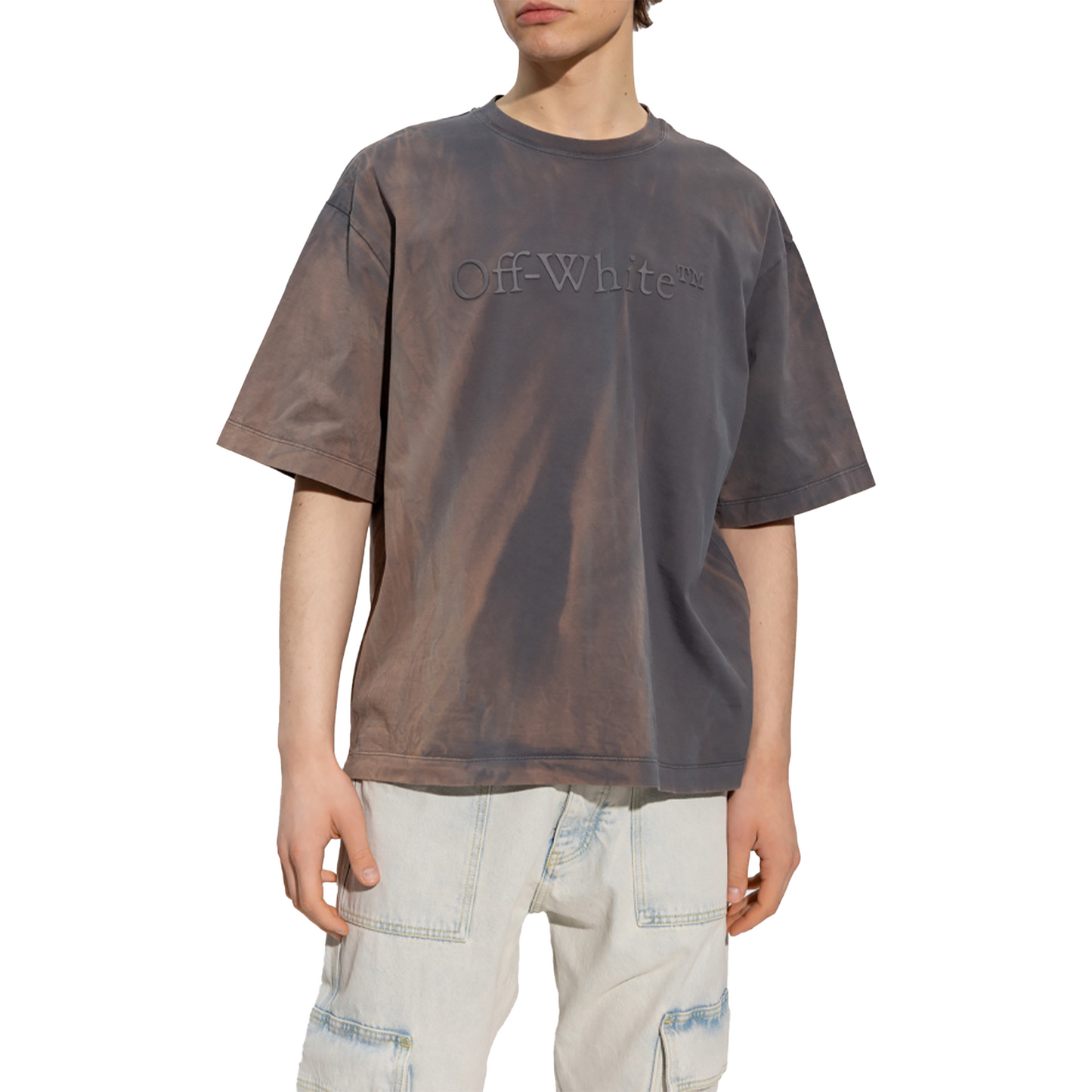 OFF-WHITE Bookish Laundry Oversized Skate Tee Petrol/Petrol (SS23)