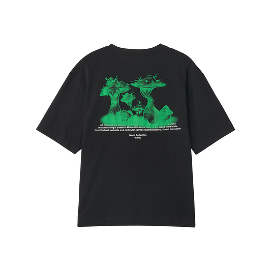 OFF-WHITE Alien Mushroom Oversized Skate S/S Tee Black/Green Fluorescent (SS23)