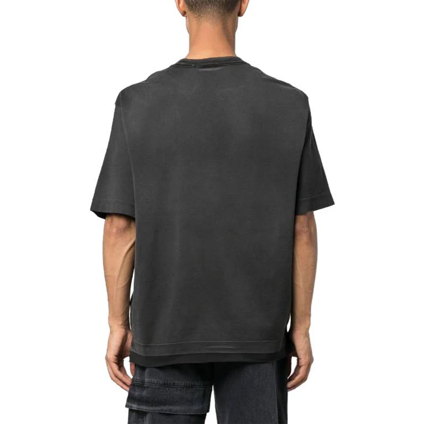 OFF-WHITE Wave Off Raw Oversized Skate S/S Tee Black/White (SS23)