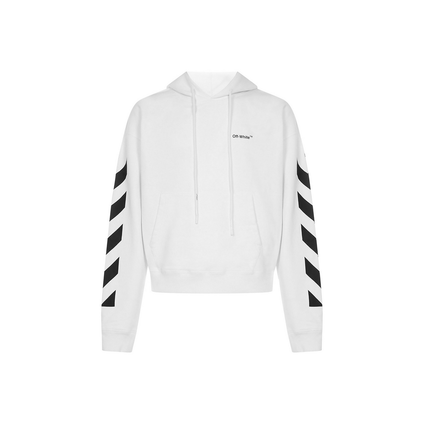 OFF-WHITE Diagonal Helvetica Oversized Hoodie White/Black (SS22)