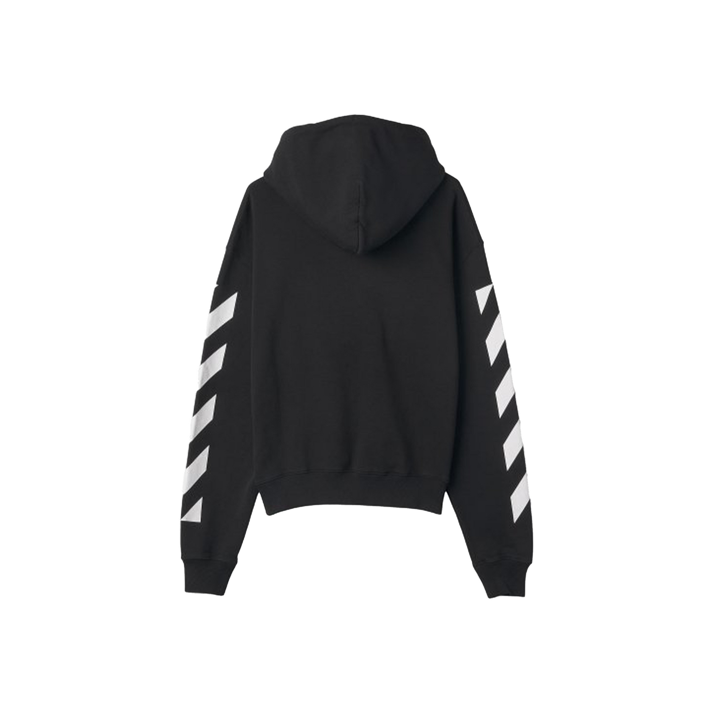 OFF-WHITE Diagonal Helvetica Oversized Hoodie Black/White (SS22)