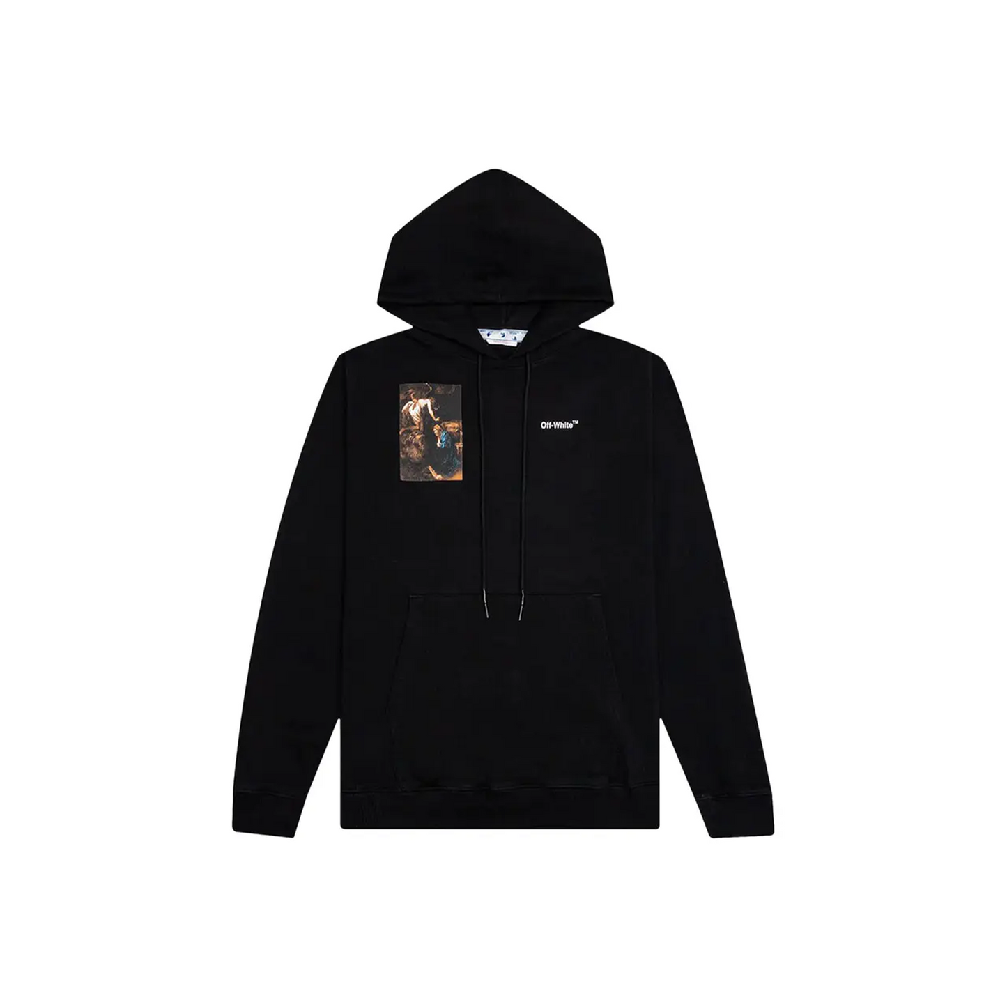 OFF-WHITE Caravaggio Lute Slim Hoodie Black/White (SS22)