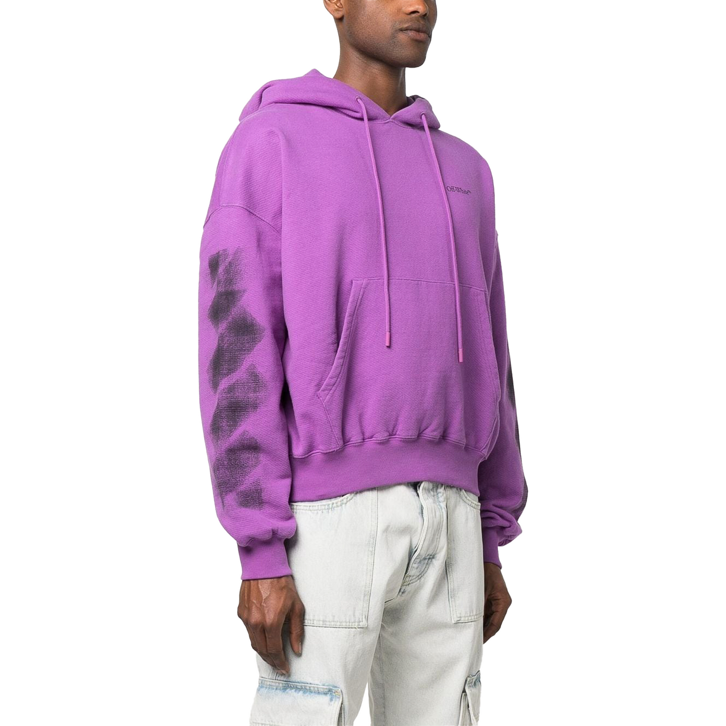 OFF-WHITE Jumbo Arrow Boxy Hoodie Orchid/Black (SS23)