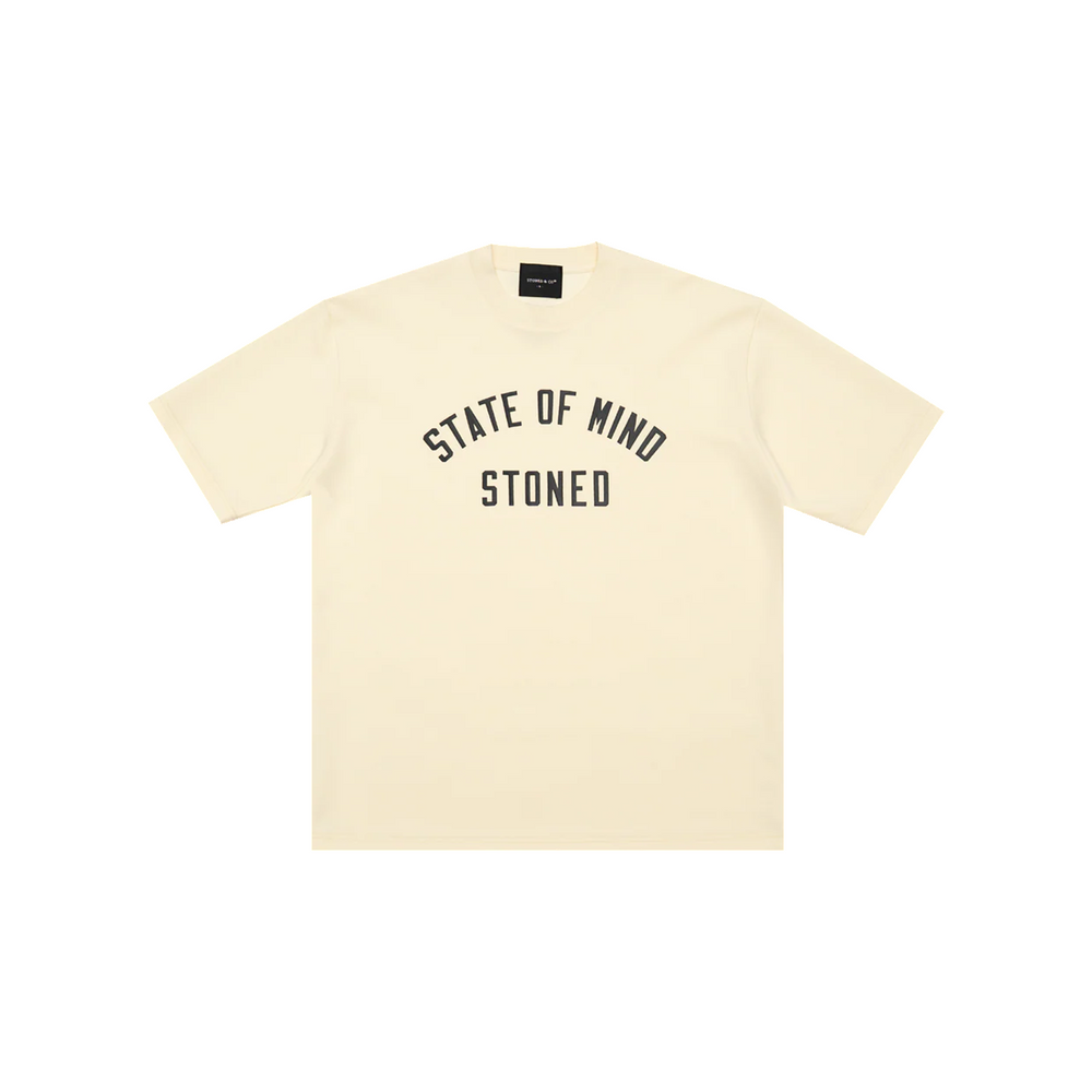 Stoned & Co ® Originals v2 : Cream Yellow Tee (FW25)